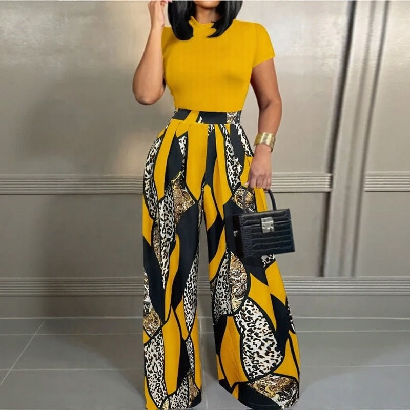 Conjunto Lunavie™ com Estampa Moderna e Visual Luxuoso