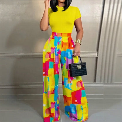 Conjunto Lunavie™ com Estampa Moderna e Visual Luxuoso