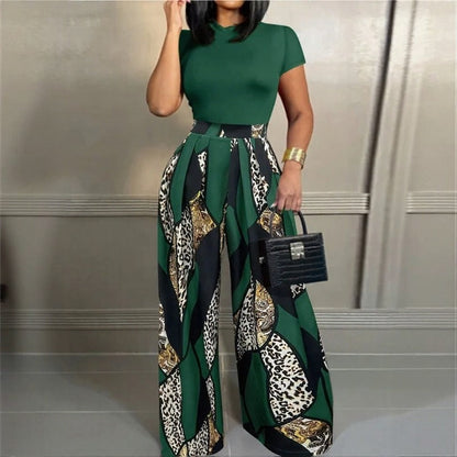 Conjunto Lunavie™ com Estampa Moderna e Visual Luxuoso