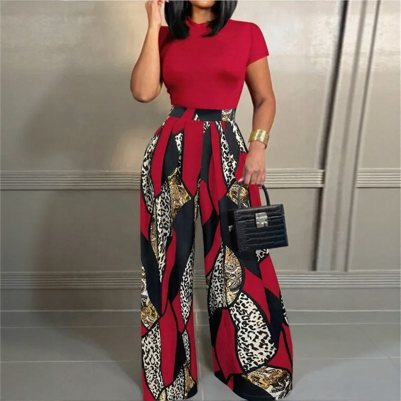Conjunto Lunavie™ com Estampa Moderna e Visual Luxuoso