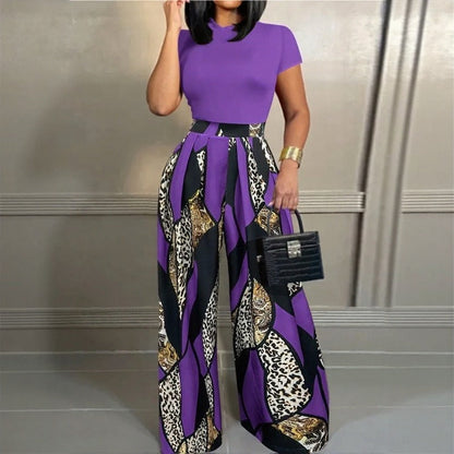 Conjunto Lunavie™ com Estampa Moderna e Visual Luxuoso