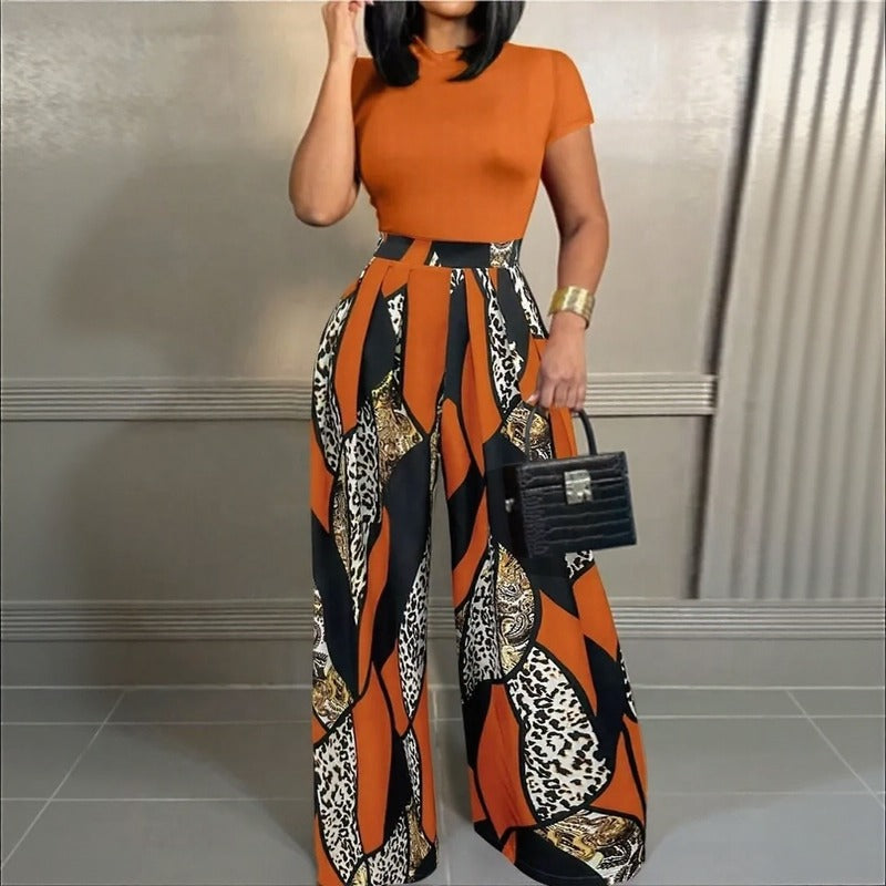 Conjunto Lunavie™ com Estampa Moderna e Visual Luxuoso