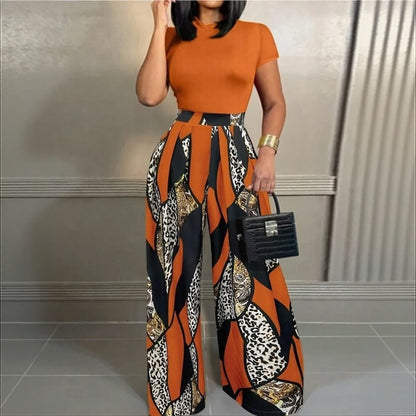Conjunto Lunavie™ com Estampa Moderna e Visual Luxuoso