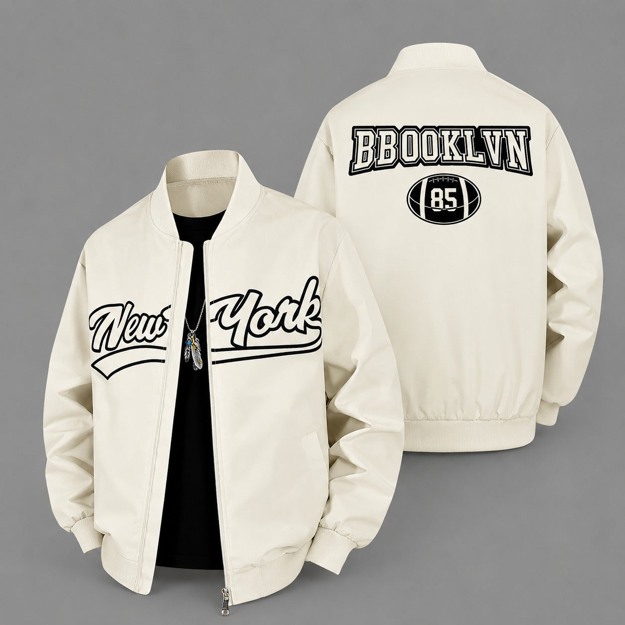 Jaqueta Bronx™ com Estilo Varsity com Caimento Moderno