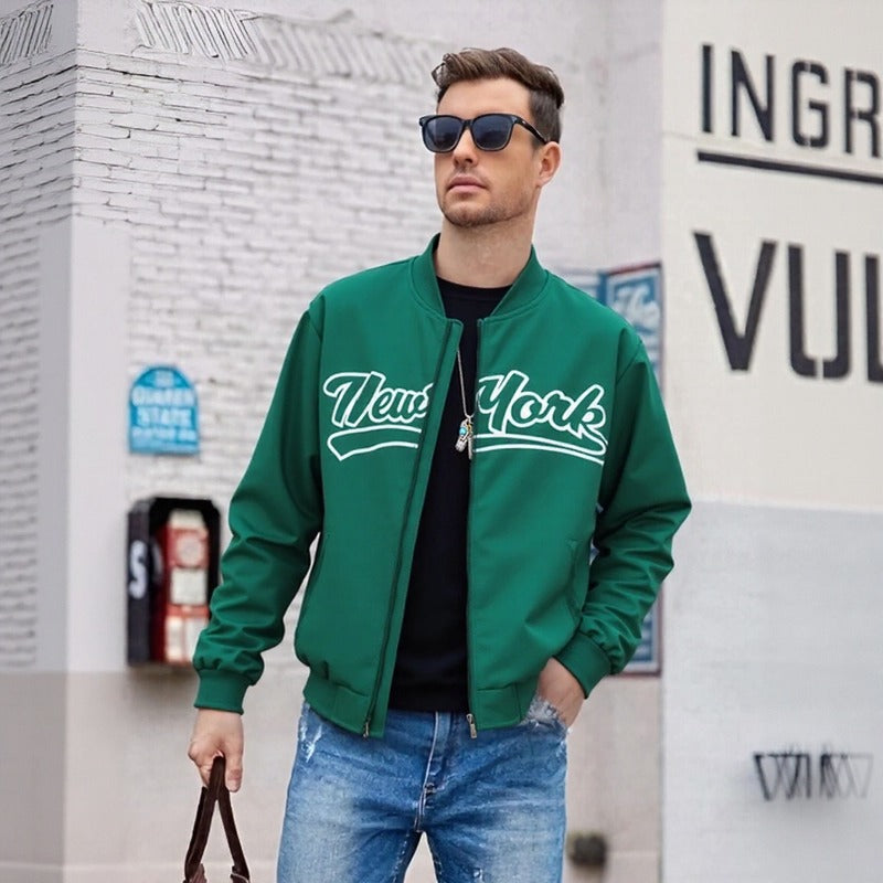 Jaqueta Bronx™ com Estilo Varsity com Caimento Moderno