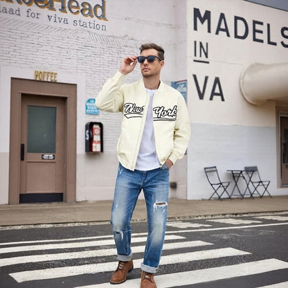 Jaqueta Bronx™ com Estilo Varsity com Caimento Moderno