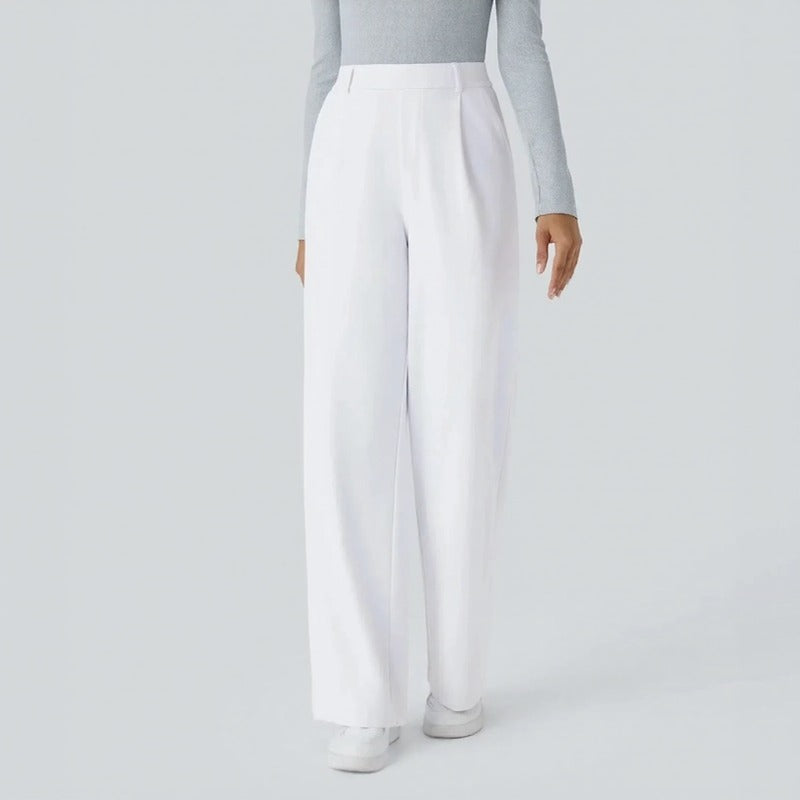 Calça Monarcelle™ Com Caimento Fluido e Visual Minimalista