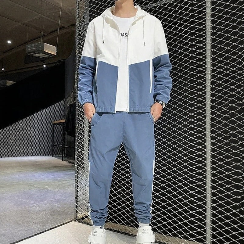 Conjunto Medellín™ com Design Bicolor e Visual Esportivo