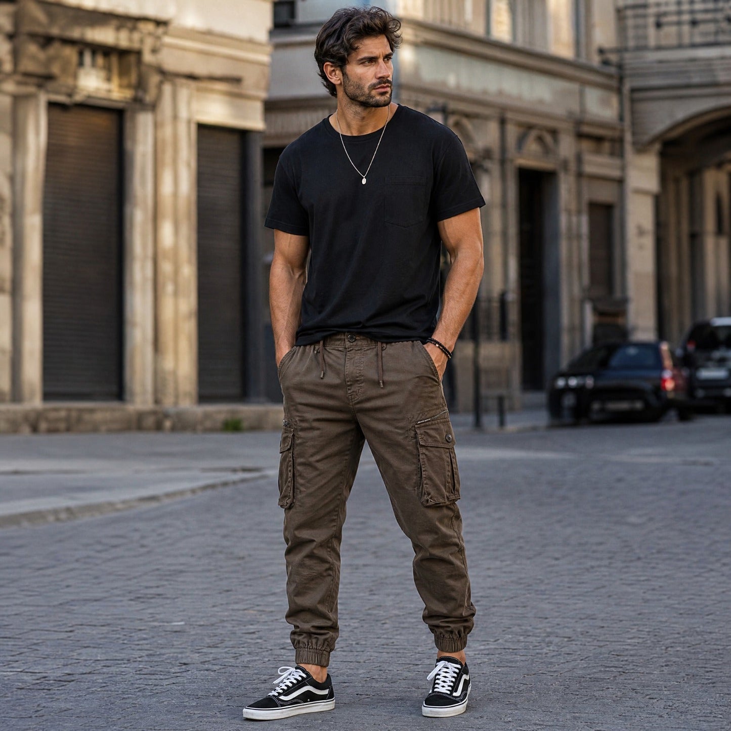 Calça Cargo Everest™ com Bolsos Utilitários e Barra Jogger