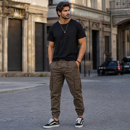 Calça Cargo Everest™ com Bolsos Utilitários e Barra Jogger