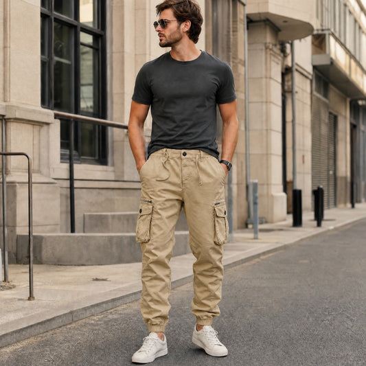 Calça Cargo Everest™ com Bolsos Utilitários e Barra Jogger