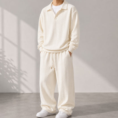 Conjunto Masculino Valdren™ 2 Peças em Malha Texturizada