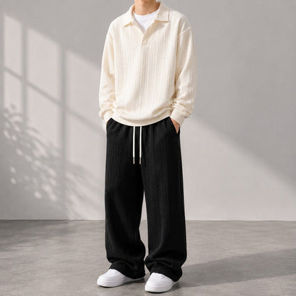 Conjunto Masculino Valdren™ 2 Peças em Malha Texturizada