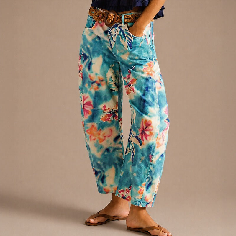 Calça Alvida™ com Estampa Floral e Caimento Amplo