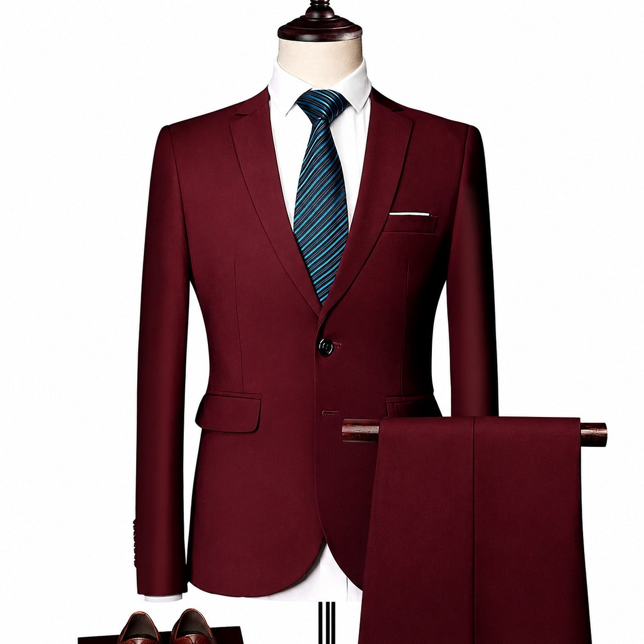 Conjunto Monaco Royal™ com Blazer de Alfaiataria Premium e Calça de Corte Slim