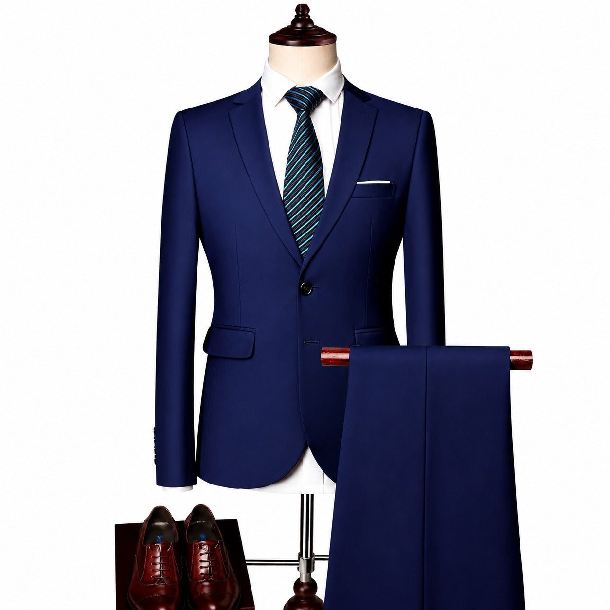 Conjunto Monaco Royal™ com Blazer de Alfaiataria Premium e Calça de Corte Slim
