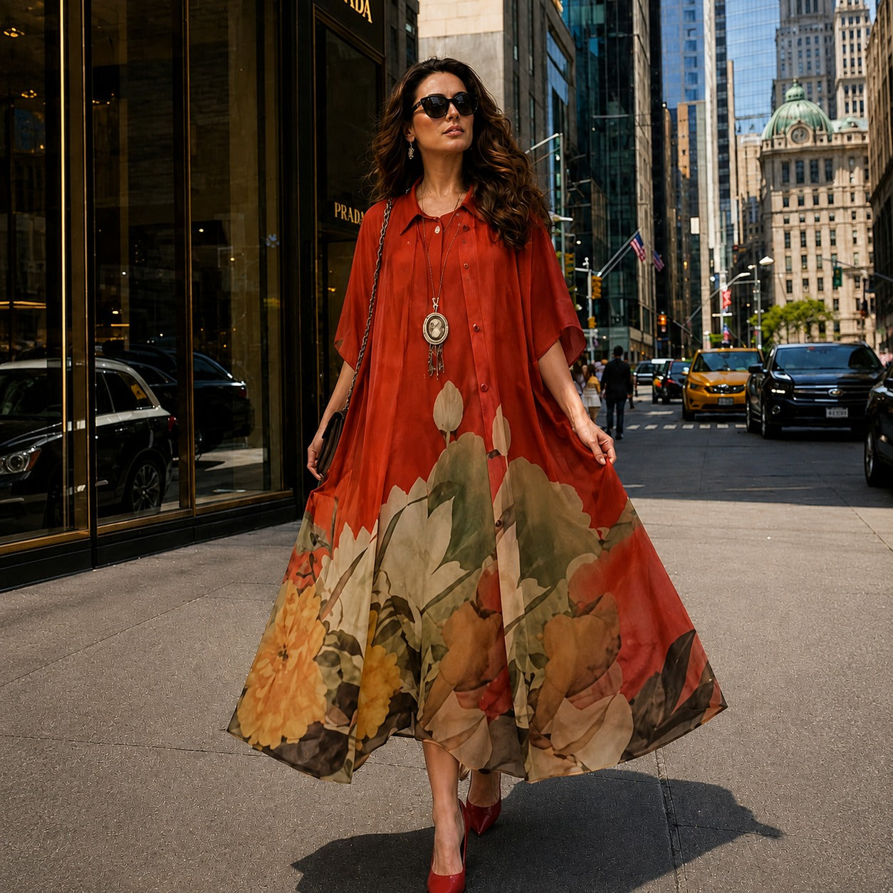 Conjunto de Vestido e Sobretudo Florenza™ / Elegância Descomplicada e Versátil para Todas as Estações!