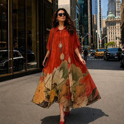 Conjunto de Vestido e Sobretudo Florenza™ / Elegância Descomplicada e Versátil para Todas as Estações!