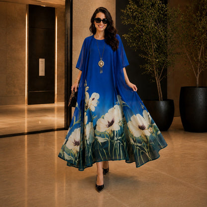 Conjunto de Vestido e Sobretudo Florenza™ / Elegância Descomplicada e Versátil para Todas as Estações!