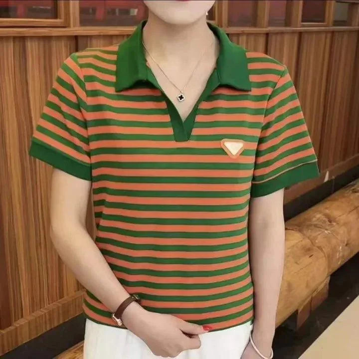 Kit com 3 Polos Demeter’s™ Estilo Clássico / A Polo Essencial para o Guarda-Roupa da Mulher Elegante!