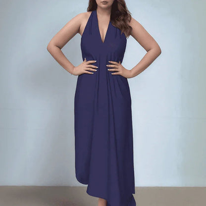 Vestido Jade™ com Decote Moderno e Caimento Impecável / Um Clássico Versátil para Todo Momento!