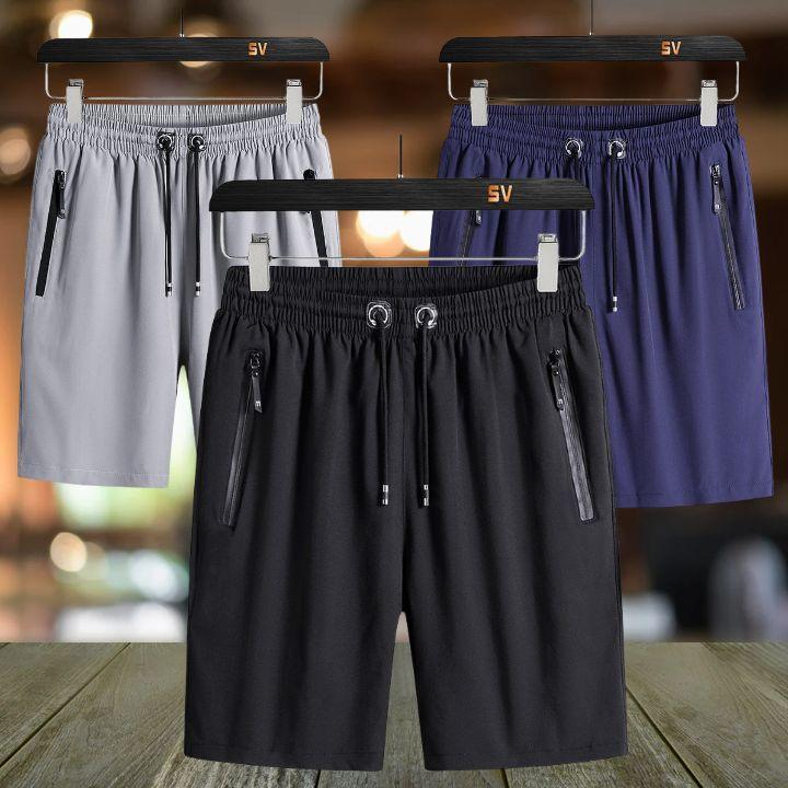 Kit com 3 Bermudas Esporte Fino Summerlast em Seda Gelo / Máximo Frescor & Elasticidade!