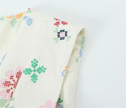 Conjunto Gorete: Versatilidade Floral para Todas as Ocasiões