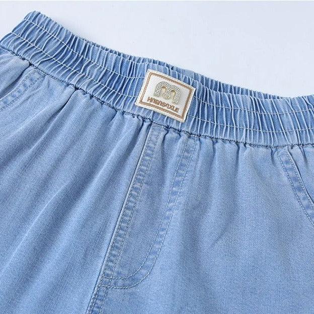 Calça Jeans Montpellier™ com Cós Alto Elástico/ A Mais Soltinha e Versátil do Mercado!