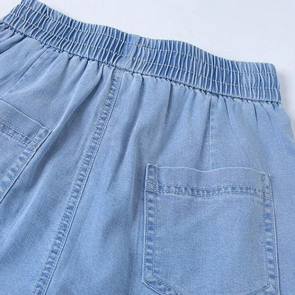Calça Jeans Montpellier™ com Cós Alto Elástico/ A Mais Soltinha e Versátil do Mercado!