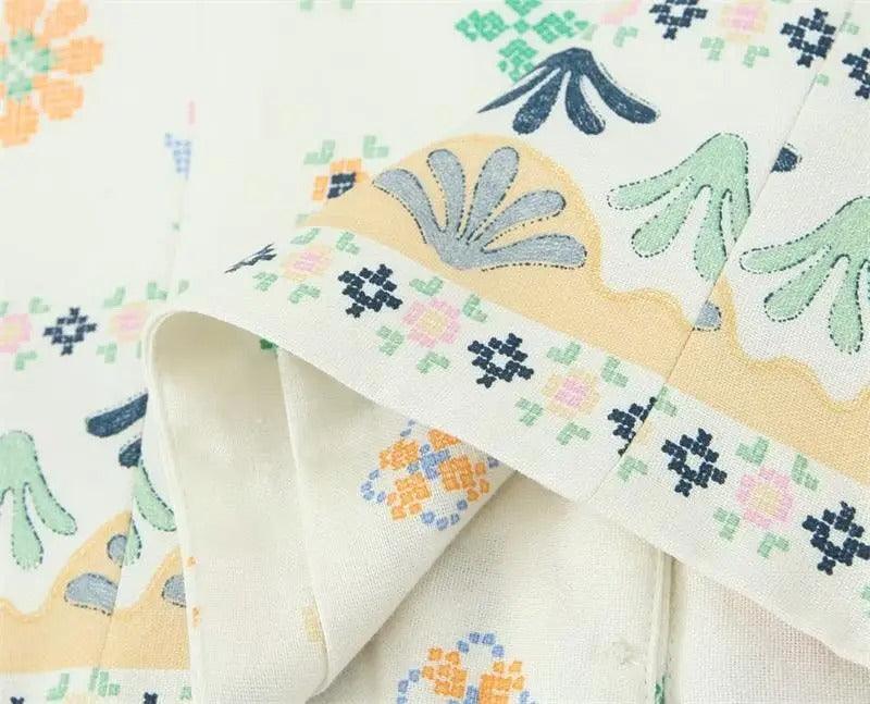Conjunto Gorete: Versatilidade Floral para Todas as Ocasiões
