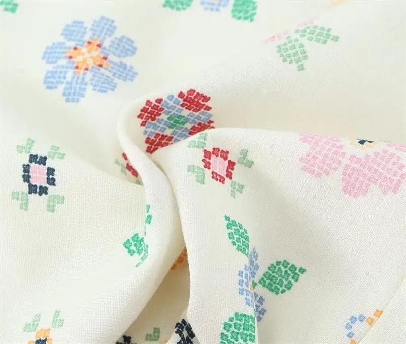 Conjunto Gorete: Versatilidade Floral para Todas as Ocasiões