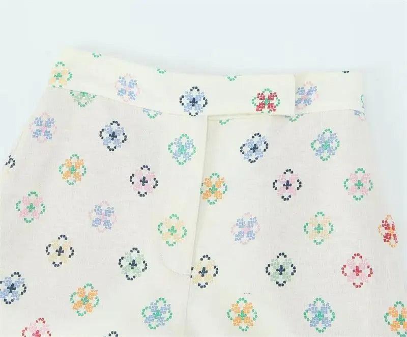 Conjunto Gorete: Versatilidade Floral para Todas as Ocasiões