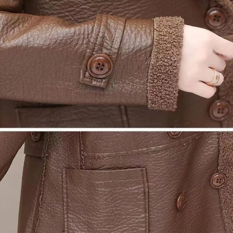 Jaqueta Catherine™ Dupla Face Estilo Sobretudo / Design Clássico, Chique e Versátil para os Melhores Dias de Inverno!