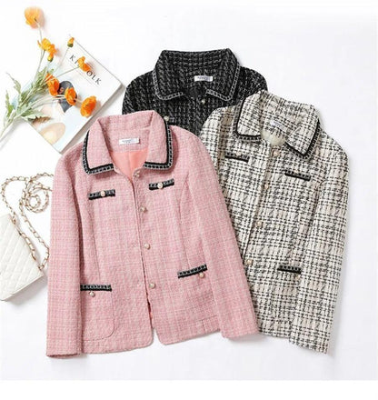 Casaquinho Francês Camille™ Estilo Blazer em Algodão / Sofisticação, Conforto e Elegância para o Inverno 2024!