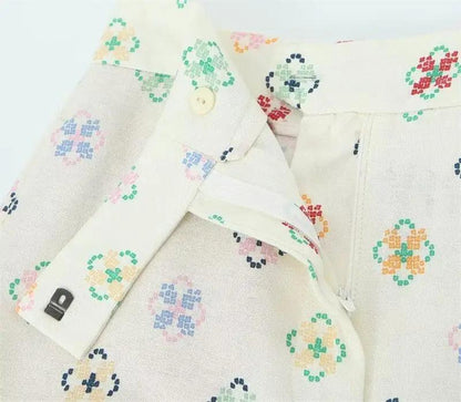 Conjunto Gorete: Versatilidade Floral para Todas as Ocasiões