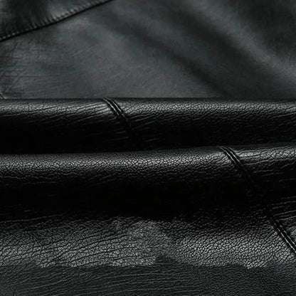 Jaqueta em Couro Manhattan™  Estilo Rider / Estilo e Conforto para os Dias Frios!