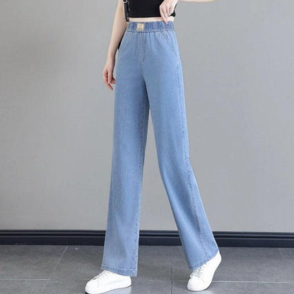 Calça Jeans Montpellier™ com Cós Alto Elástico/ A Mais Soltinha e Versátil do Mercado!