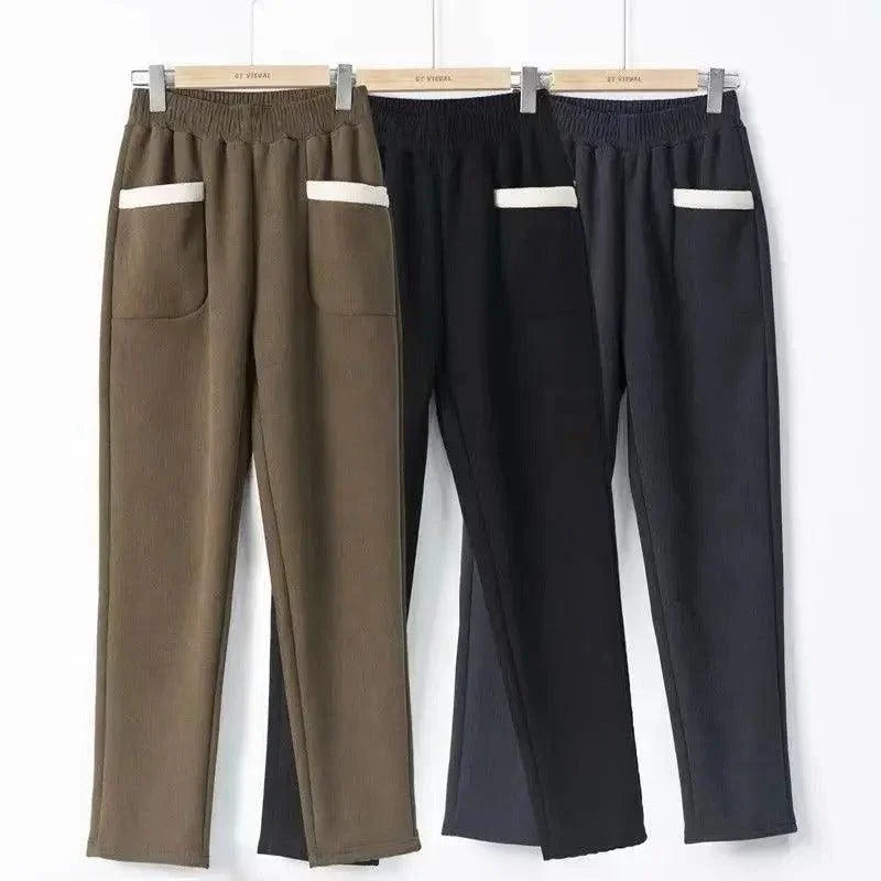 Calça BelleChic™ em Cotelê Aveludado / Estilo, Charme e Conforto para a Mulher Moderna!