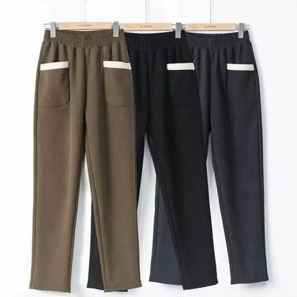 Calça BelleChic™ em Cotelê Aveludado / Estilo, Charme e Conforto para a Mulher Moderna!