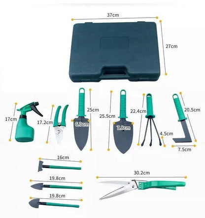 Kit para Jardinagem Avançada com Maleta + Luvas de Escavação de Brinde!