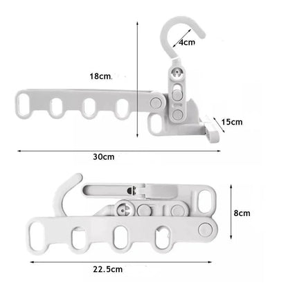 Kit com 4 Porta Cabides Móveis Modern Lar™ / Um Item Indispensável na Mala de Qualquer Viajante!!