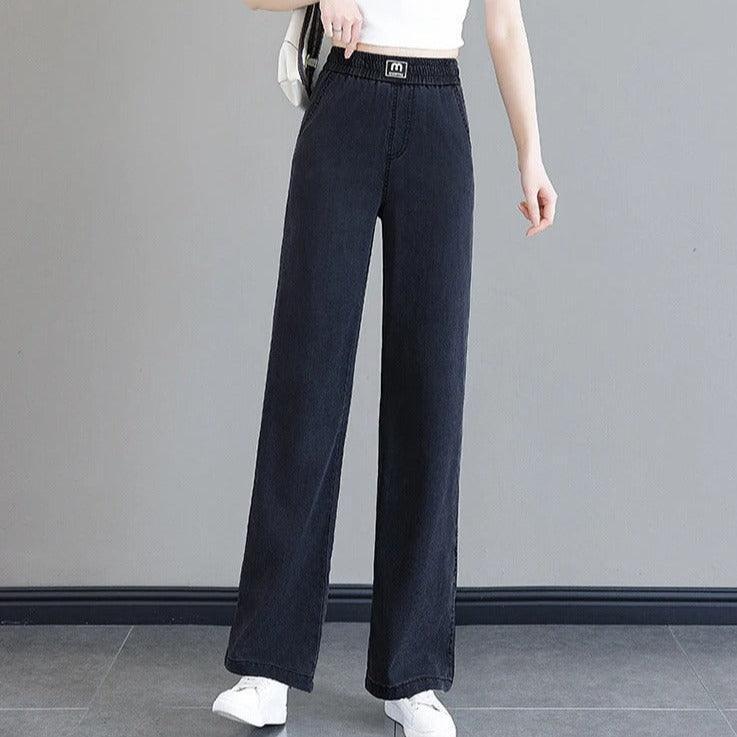 Calça Jeans Montpellier™ com Cós Alto Elástico/ A Mais Soltinha e Versátil do Mercado!