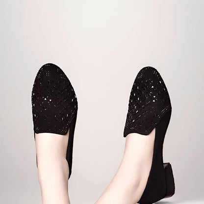 Sapato Denobie™ Slip-On Luxe / Com Adornos Preciosos para um Brilho Discreto e Elegante!