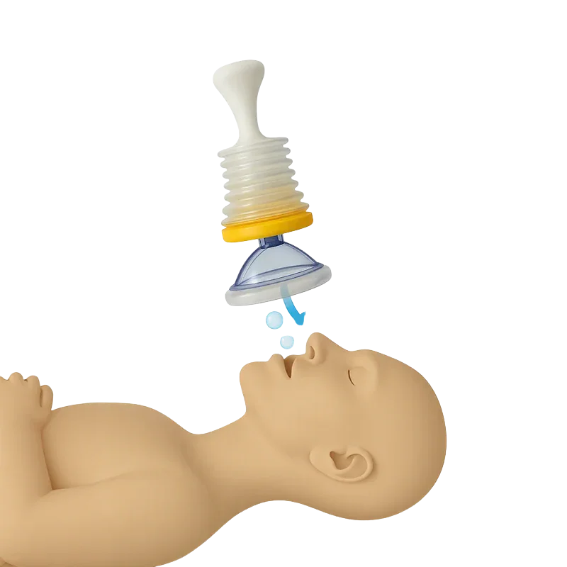 Máscara de Resgate Anti-Sufocamento com Bomba de Pressão / Praticidade e Segurança ao Seu Alcance!
