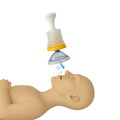Máscara de Resgate Anti-Sufocamento com Bomba de Pressão / Praticidade e Segurança ao Seu Alcance!