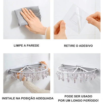 Varal Retrátil Modern Lar™ / Instalação Simples e Sem Furos!
