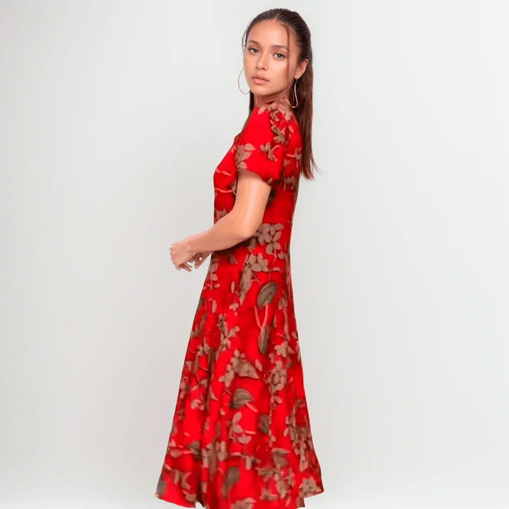 Vestido Dorothy Super Soltinho com Estampa Floral / O Estilo Casual Floral Chique Que Toda Mulher Precisa!