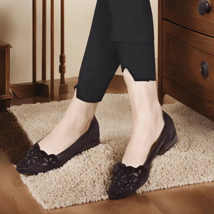 Sapato Eva™ com Strass e Renda / Seus Passos Com a Mais Pura Elegância e Sofisticação