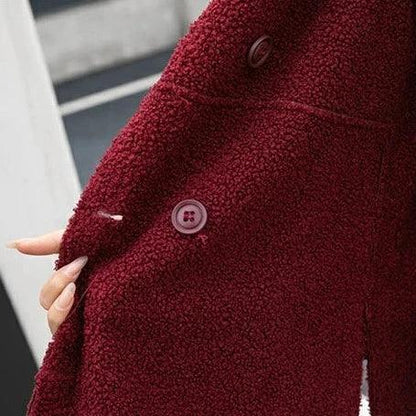 Jaqueta Catherine™ Dupla Face Estilo Sobretudo / Design Clássico, Chique e Versátil para os Melhores Dias de Inverno!