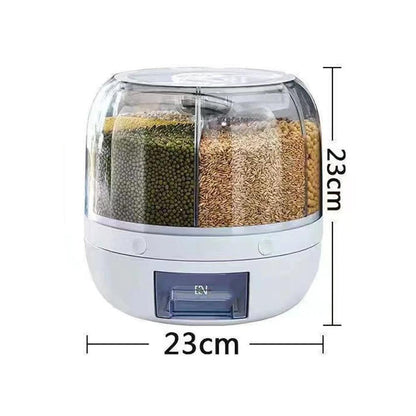 Dispenser de Grãos 360º Modern House™ / Praticidade e Organização para sua Cozinha!